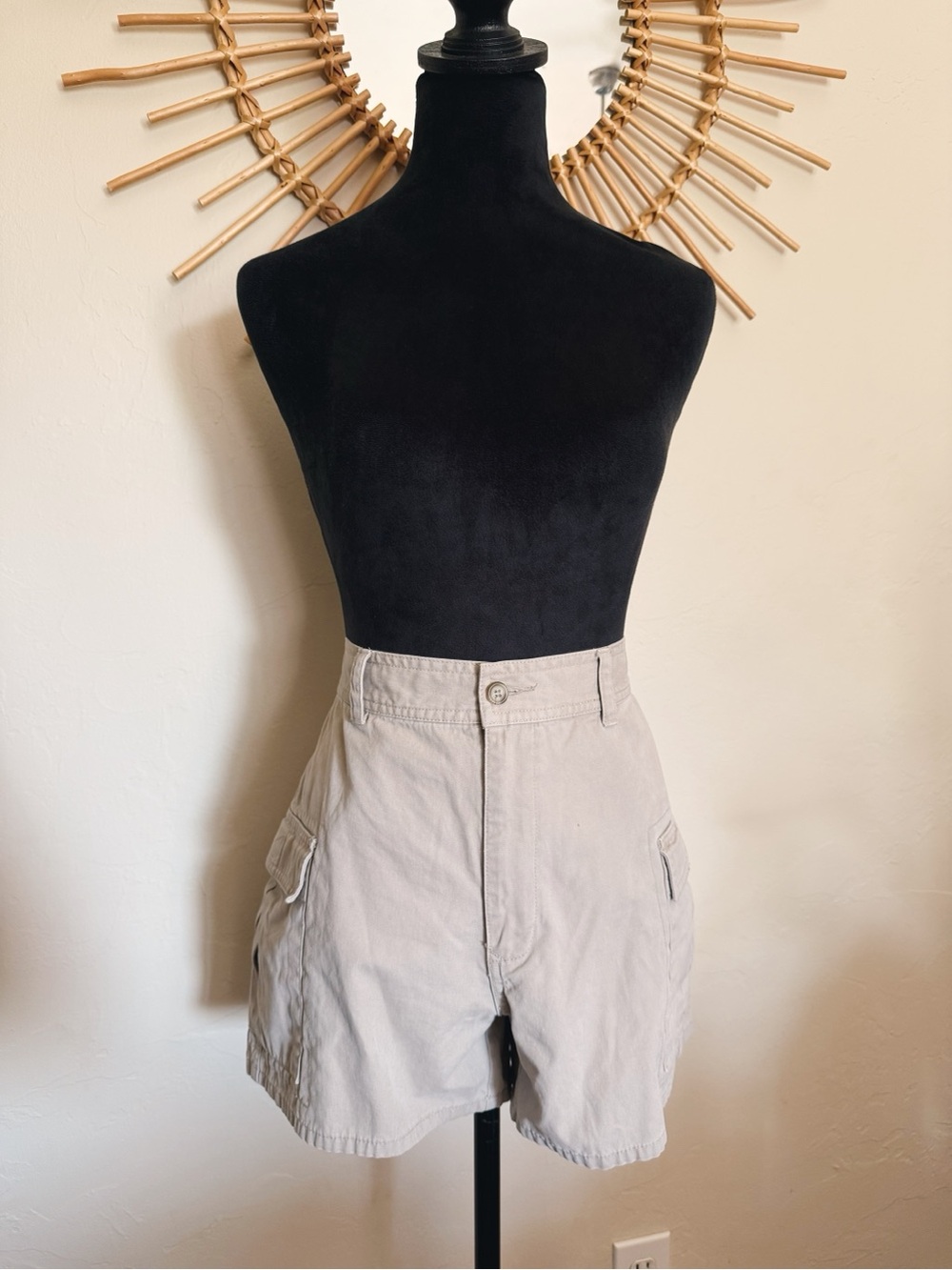 J. Crew High-Waist Cargo Shorts